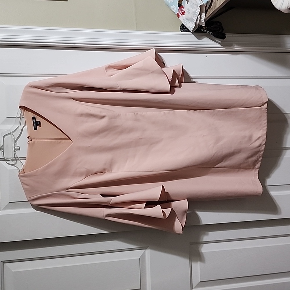 Roz & Ali dress peachy pink color plus size 16